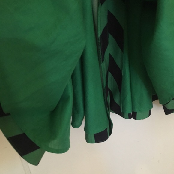 Anthropologie Girl From Savoy Emerald Ripple Dress - Picture 4 of 8